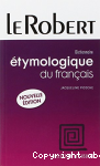 Dictionnaire tymologique du franais