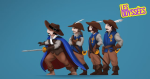 D'Artagnan rencontre les Trois Mousquetaires