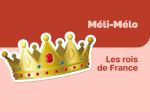La chronologie des rois de France