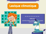 Terre : les mots du climat - Devinette